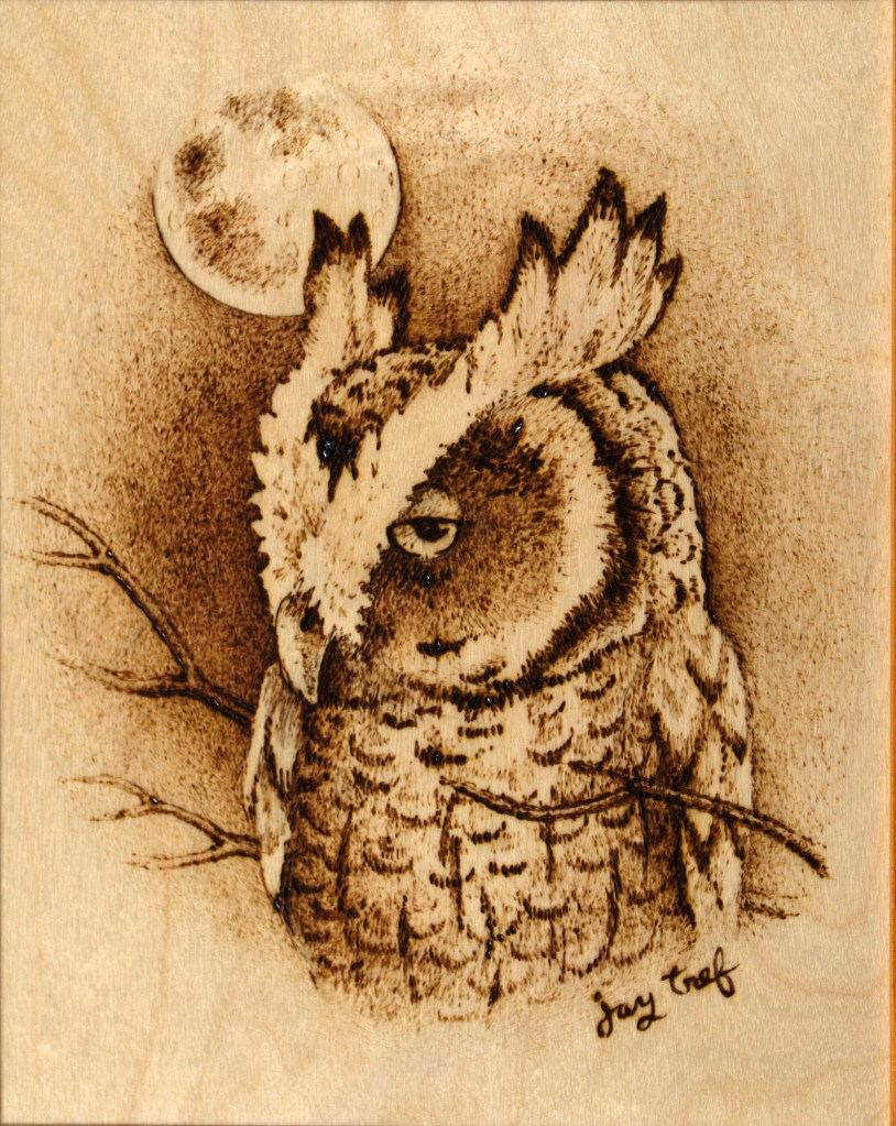 pyrography by Jay Trefethen