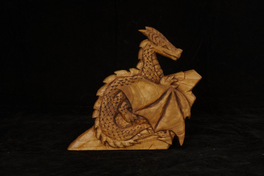 Wood carving by Jay Trefethen