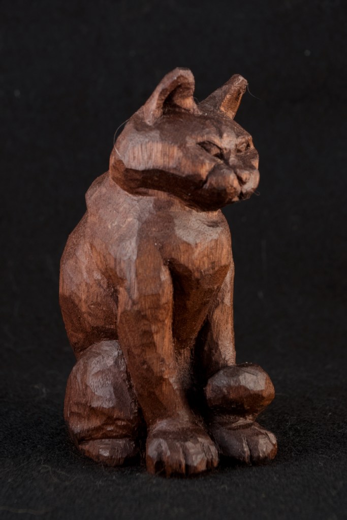 Spirit of Focus.Wood Carving in Walnut © 2026 Jay Trefethen